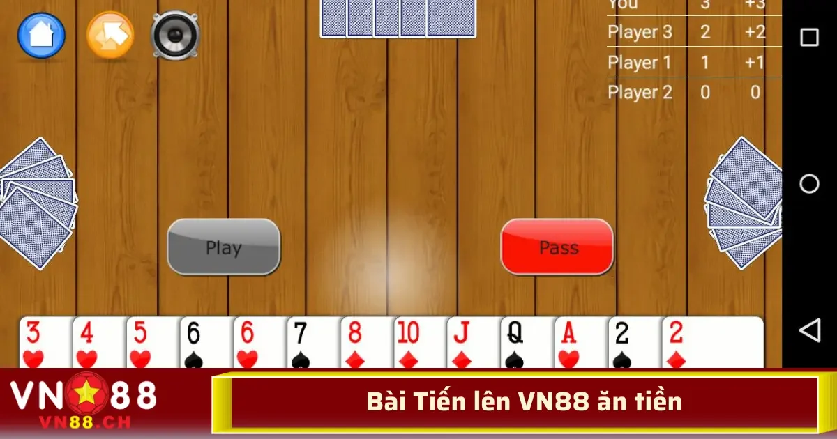 Đồng thời, đây cũng là cách tốt để học hỏi các cao thủ và tích lũy kinh nghiệm chơi bài Tiến lên tại VN88.