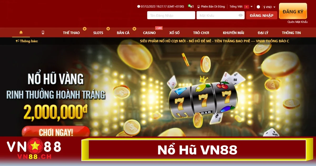 Nổ Hũ VN88 1 Khi nhắc đến game nổ hũ VN88, điều đầu tiên người chơi quan tâm chính là khả năng chiến thắng