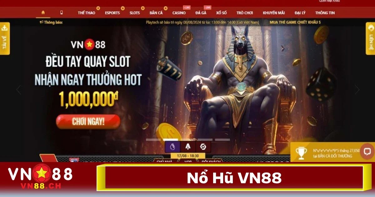 Nổ Hũ VN88 4 Các game có jackpot khủng – Cơ hội đổi đời trong chớp mắt tại VN88